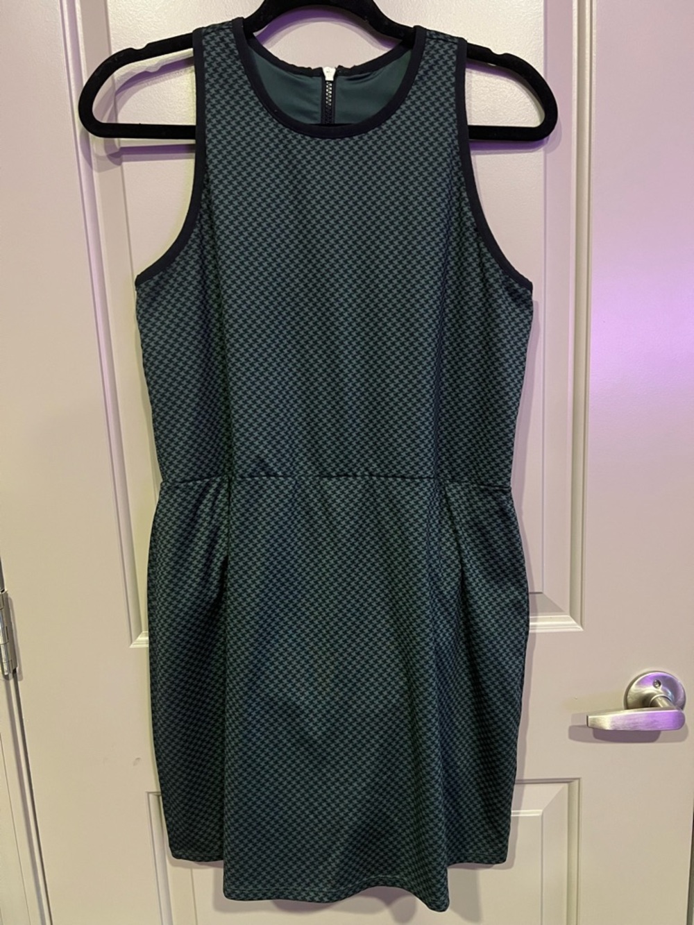 all in motion Teal Checkered Sleeveless Athletic Dress with Shorts L - Picture 4 of 10